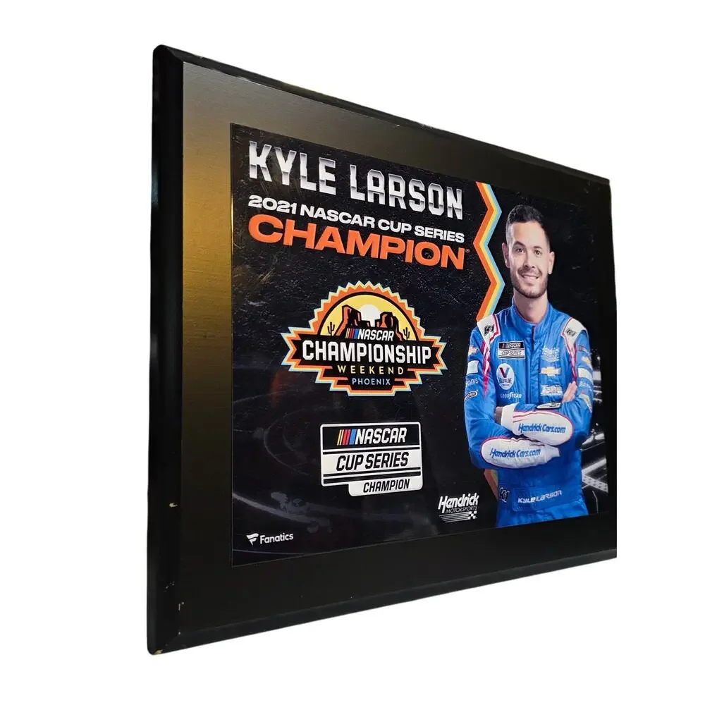 Kyle Larson 2021 NASCAR Cup Champion Fanatics Sublimated Plaque